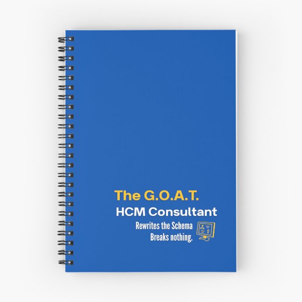 Item preview, The G.O.A.T. HCM Consultant - Funny SAP Gift designed and sold by HypercareClub.