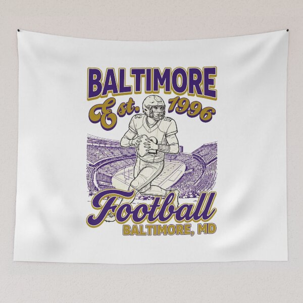 Item preview, Baltimore Football Retro Vintage Player  designed and sold by JenniferF90649.