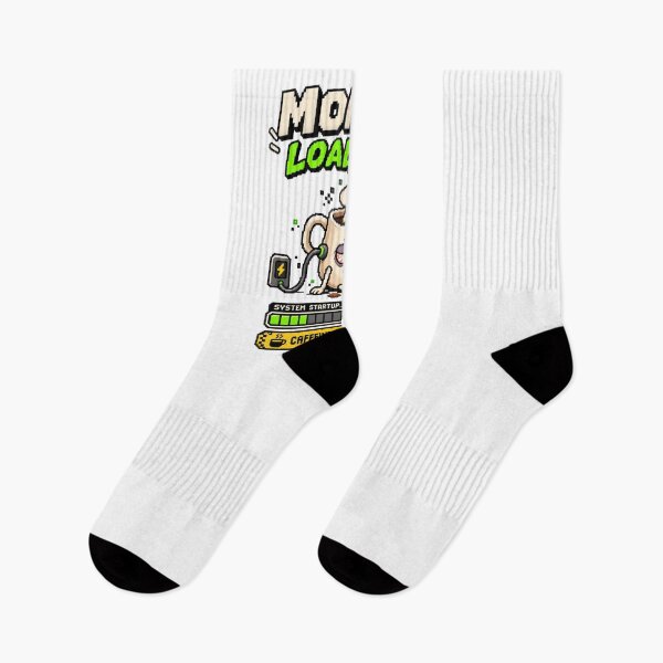 Item preview, Monday Loading – Caffeine Required Pixel Humor designed and sold by Mad Factory Designs.