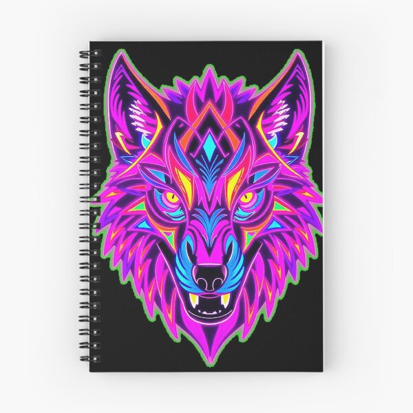 Item preview, Neon Wolf Head – Retro 80s Style designed and sold by Benito Del Ray.