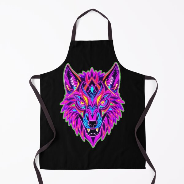 Item preview, Neon Wolf Head – Retro 80s Style designed and sold by Benito Del Ray.