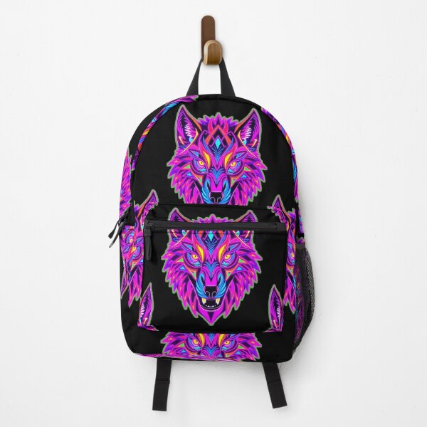 Item preview, Neon Wolf Head – Retro 80s Style designed and sold by Benito Del Ray.