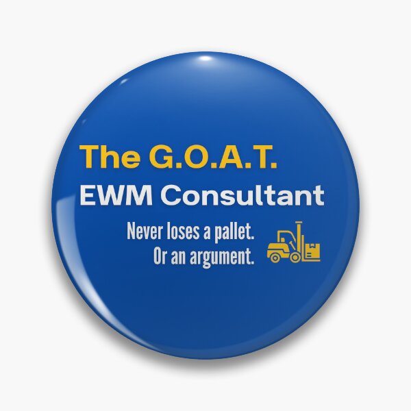 Item preview, The G.O.A.T. EWM Consultant - Funny SAP Gift designed and sold by HypercareClub.