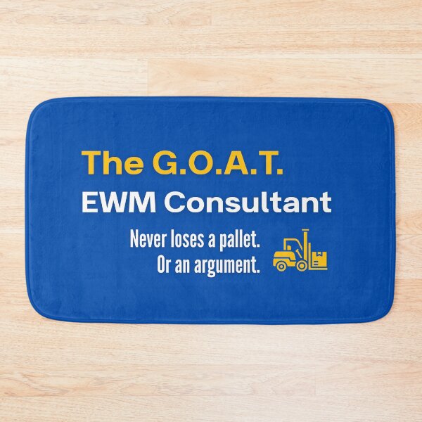 Item preview, The G.O.A.T. EWM Consultant - Funny SAP Gift designed and sold by HypercareClub.