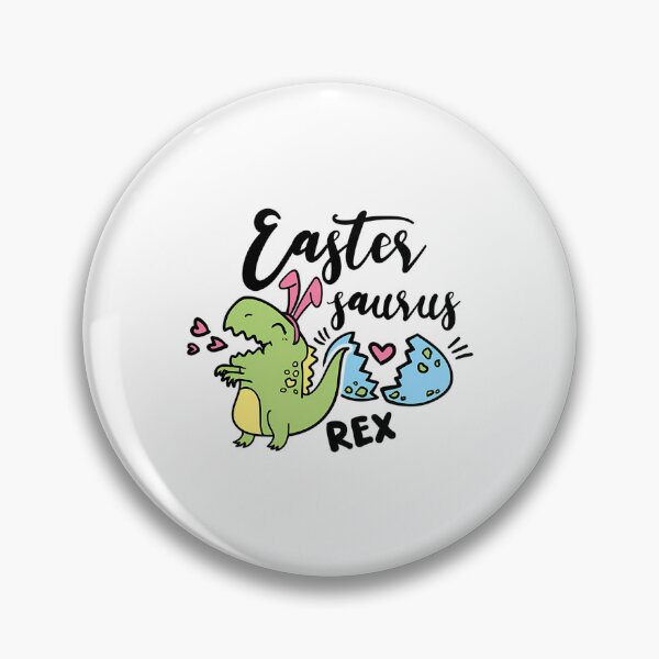 Artikelvorschau, Oster-Saurus Rex – Fröhliche Ostern! Lustiger Spruch für Kinder – Hase, Kaninchen, Junge, Dinosaurier mit Ohren – Oster-T-Rex entworfen und verkauft von norieganida.