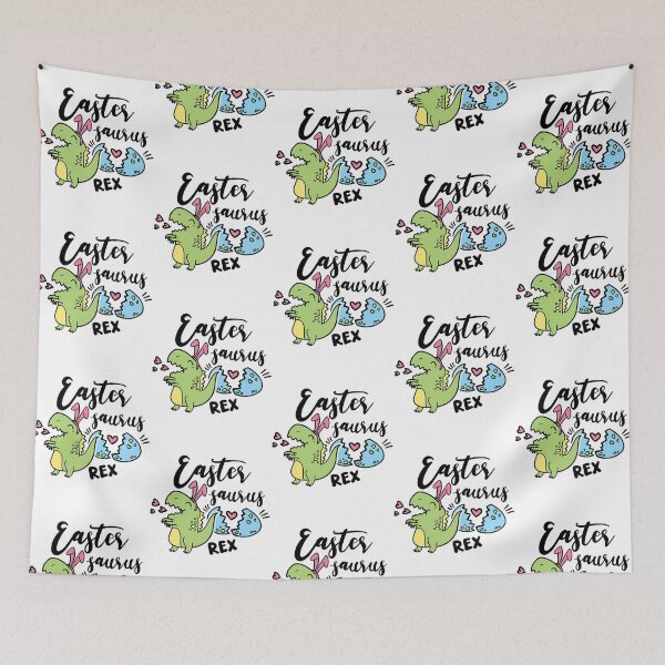 Item preview, Easter Saurus Rex Happy Easter Funny Saying Kids Design Bunny Rabbit Boy Dinosaur With Ears Easter T-Rex designed and sold by norieganida.