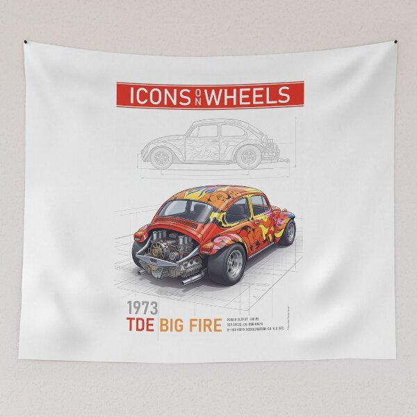 Item preview, TDE Big Fire designed and sold by Theodor Decker.