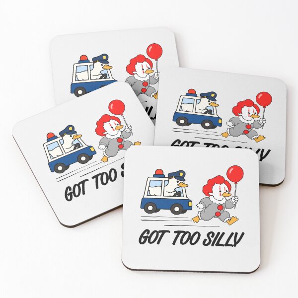 Item preview, Got Too Silly Goose Police Chase, Halloween Clown designed and sold by happiecatstore.