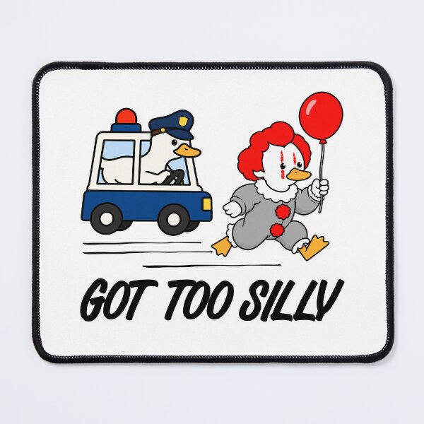 Item preview, Got Too Silly Goose Police Chase, Halloween Clown designed and sold by happiecatstore.