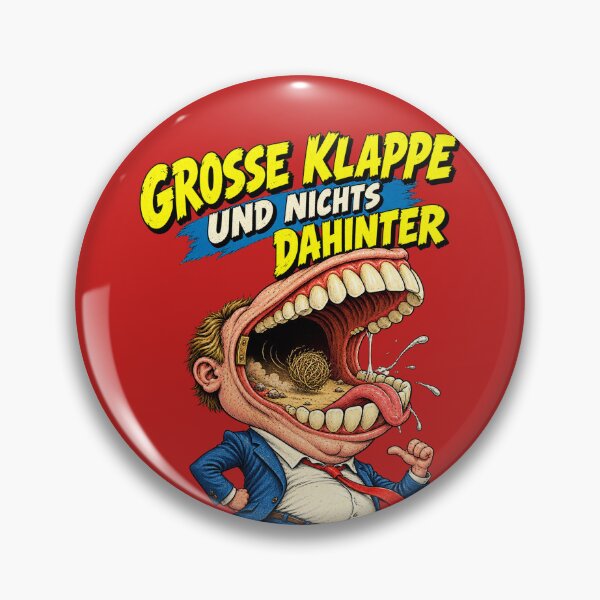 Item preview, All Talk No Action Big Mouth Tumbleweed German Satire Cartoon designed and sold by SVox.