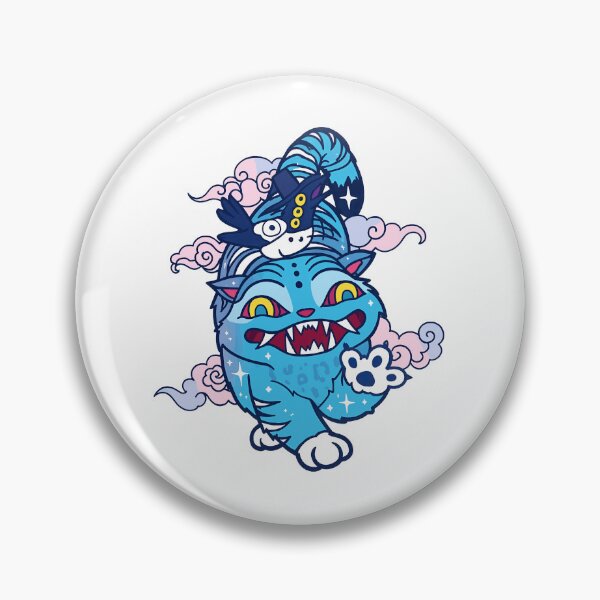 Item preview, Whimsical Blue Cat Character Art designed and sold by JenniferF90649.