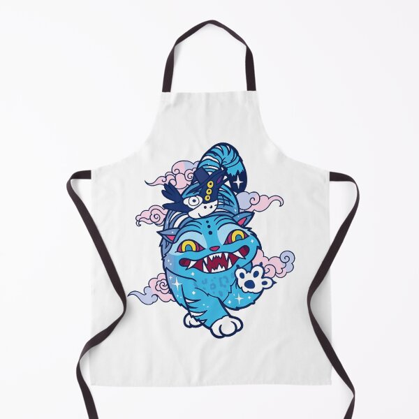 Item preview, Whimsical Blue Cat Character Art designed and sold by JenniferF90649.
