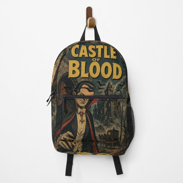 Item preview, Vintage Halloween Cover Art: Dracula Castle Midnight Arrival designed and sold by bapupa.