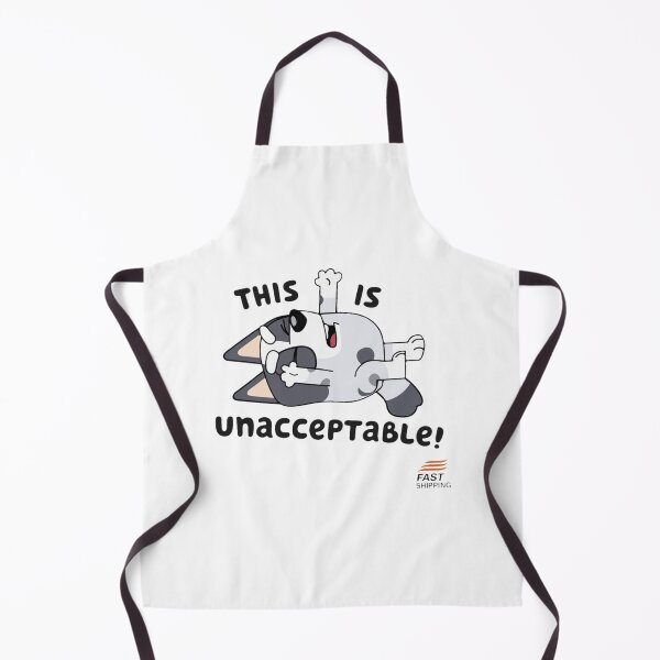 Item preview, Funny Cartoon Dog Unacceptable Statement  designed and sold by MichaelMo52883.