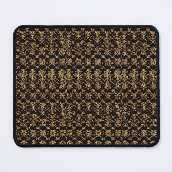 Item preview, Black & Golden Damask designed and sold by Runes n Roses.