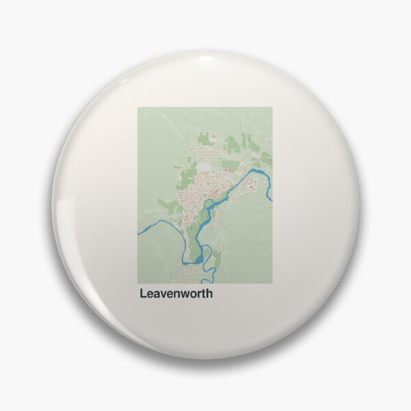 Item preview, Leavenworth, Washington Minimalistic Map Art designed and sold by MapsNerd.