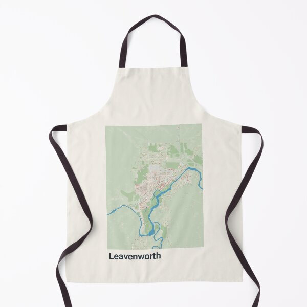 Item preview, Leavenworth, Washington Minimalistic Map Art designed and sold by MapsNerd.