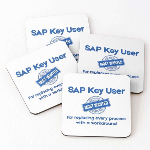 Item preview, SAP Key User Most Wanted - Funny SAP Gift designed and sold by HypercareClub.