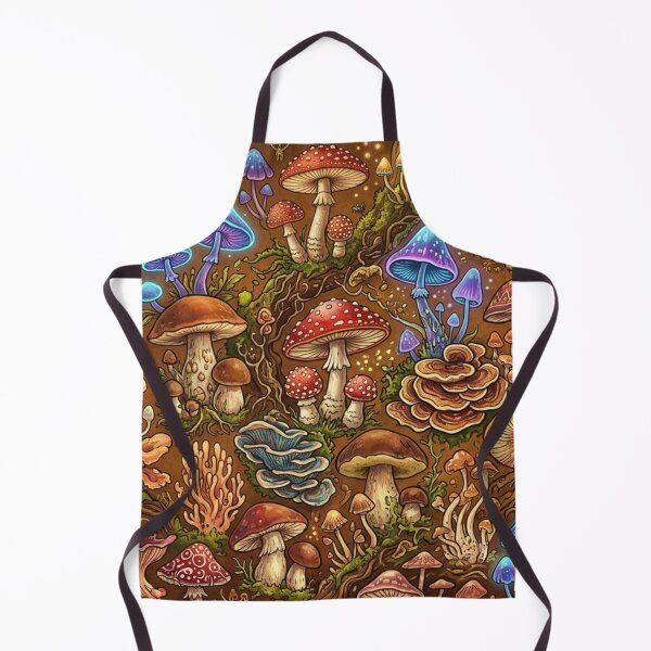 Item preview, Forest floor with an overwhelming variety of mushrooms designed and sold by Sigtrix.