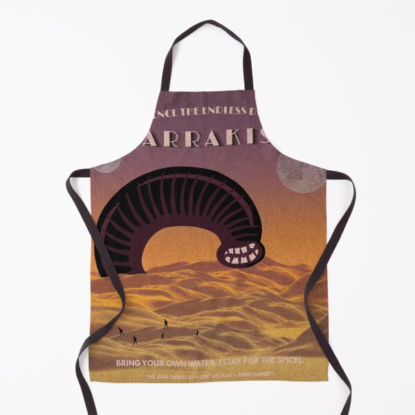 Item preview, Arrakis Vintage Travel Poster Funny Dune Parody designed and sold by Mircea786.