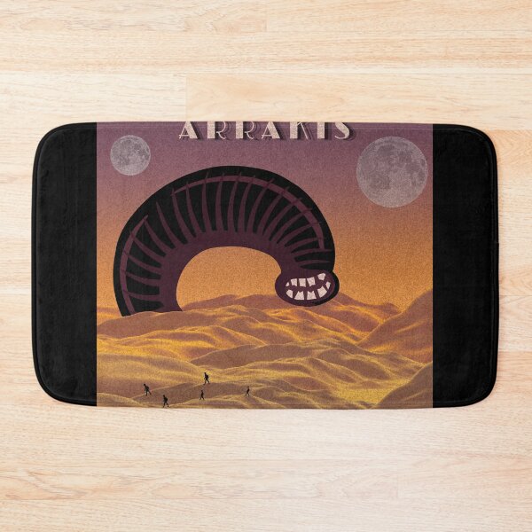 Item preview, Arrakis Vintage Travel Poster Funny Dune Parody designed and sold by Mircea786.