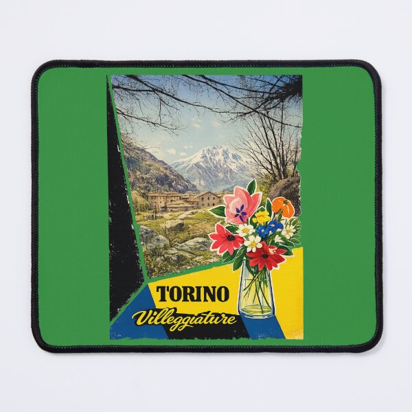 Item preview, Turin Vintage Alpine Travel Poster - Villeggiature 1954 designed and sold by Torinostalgia.
