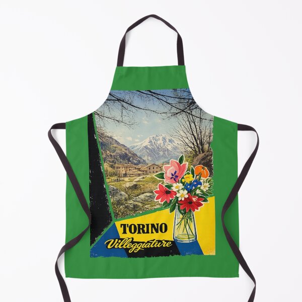 Item preview, Turin Vintage Alpine Travel Poster - Villeggiature 1954 designed and sold by Torinostalgia.