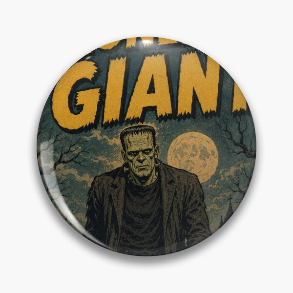 Item preview, Vintage Halloween Cover Art: Frankenstein's Monster Moonlit Graveyard designed and sold by bapupa.