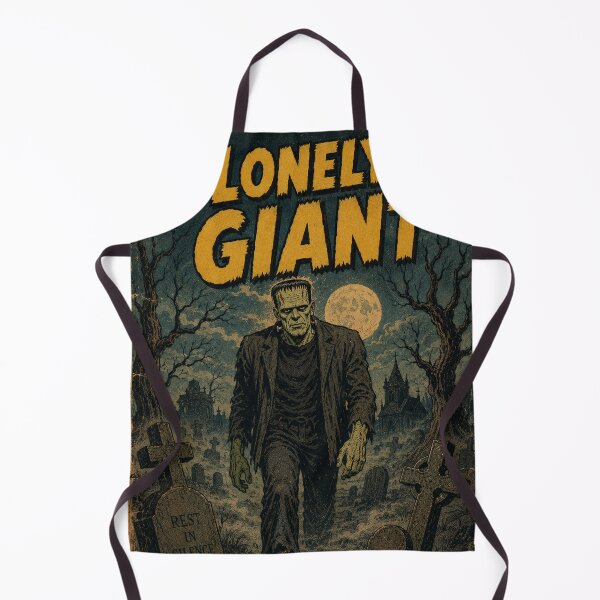 Item preview, Vintage Halloween Cover Art: Frankenstein's Monster Moonlit Graveyard designed and sold by bapupa.