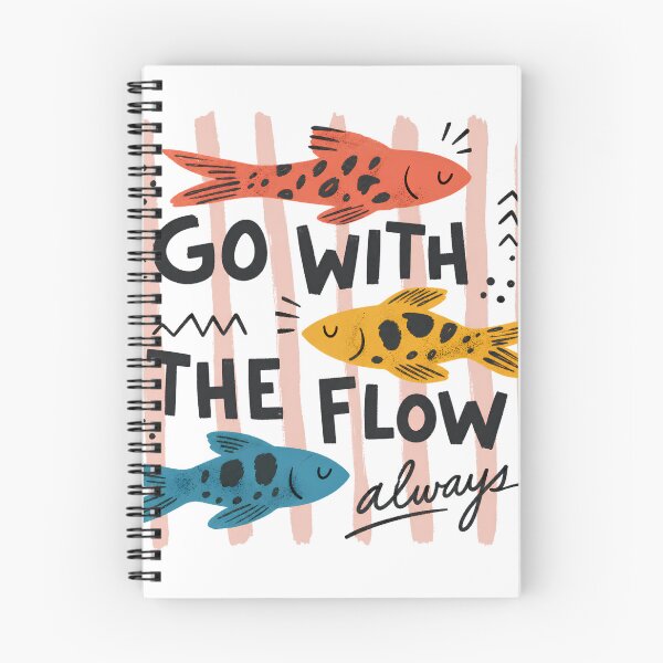 Item preview, Go With The Flow Retro Fish Art designed and sold by CRMediaGroup.