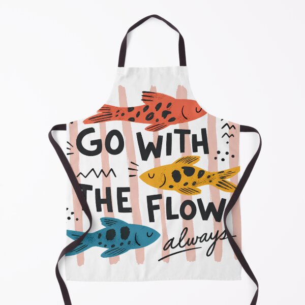 Item preview, Go With The Flow Retro Fish Art designed and sold by CRMediaGroup.