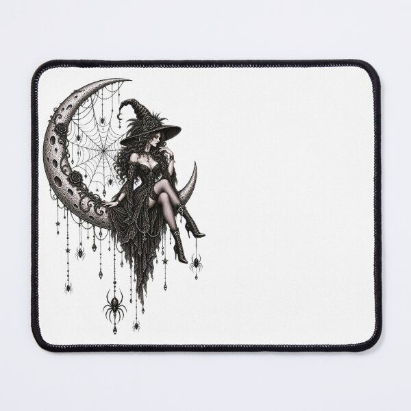 Item preview, ✨ MOONSTRUCK & MACABRE ✨ • Whimsy After Dark - SPIDER MOON - WITCH v2 designed and sold by WheelieGdArt.