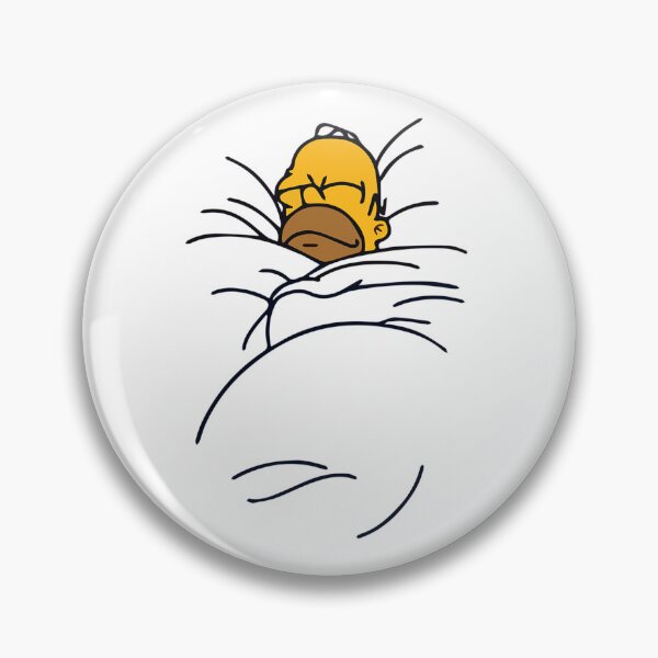 Item preview, Homer Tucked In Sleeping designed and sold by SAQUNA.