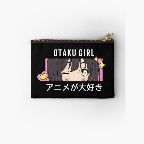 Item preview, Cute Winking Otaku Anime Girl Eyes Design designed and sold by artworkathome.