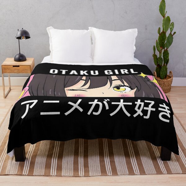 Item preview, Cute Winking Otaku Anime Girl Eyes Design designed and sold by artworkathome.