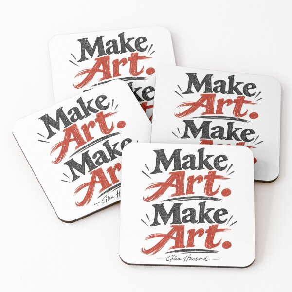 Item preview, Glen Hansard Falling Slowly Fictional Once Movie Tribute Sticker designed and sold by Biriba+55.