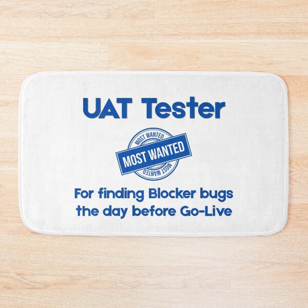 Item preview, UAT Tester Most Wanted - Funny SAP Gift designed and sold by HypercareClub.