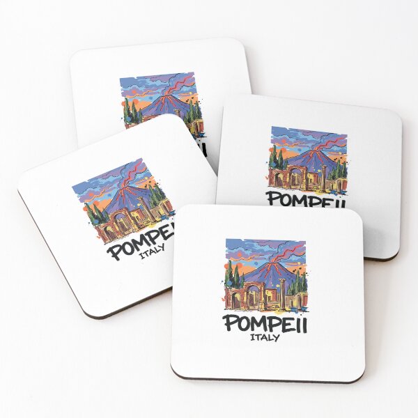 Item preview, Pompeii Ruins Mount Vesuvius Italy Art designed and sold by Merch by Das Design Studio.