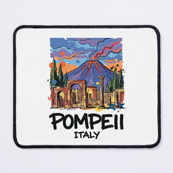 Item preview, Pompeii Ruins Mount Vesuvius Italy Art designed and sold by Merch by Das Design Studio.