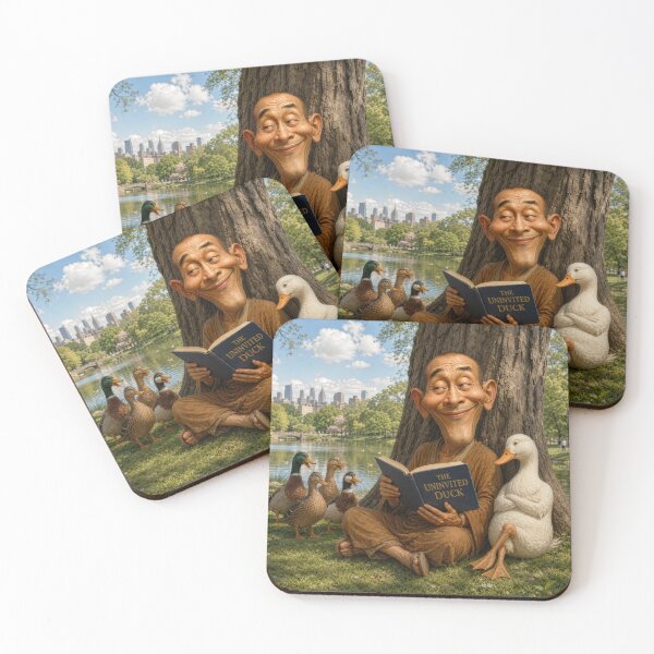 Item preview, The Uninvited Cute Duck Quiet Funny Wisdom designed and sold by The Brother Wu Collection.