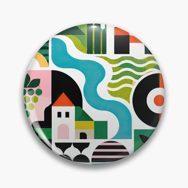 Item preview, Colorful geometric illustration featuring Armenian cultural moti designed and sold by ckybe.