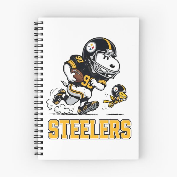 Item preview, Snoopy And Woodstock Pittsburgh Football Action Fan designed and sold by DamianRoy88.