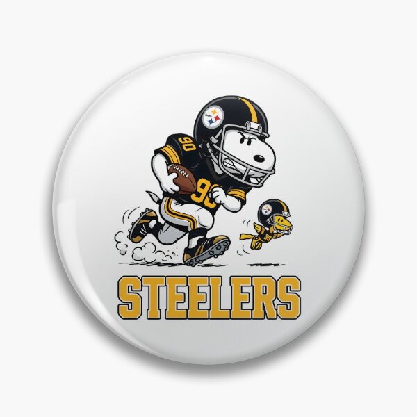 Item preview, Snoopy And Woodstock Pittsburgh Football Action Fan designed and sold by DamianRoy88.