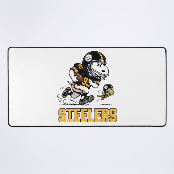 Item preview, Snoopy And Woodstock Pittsburgh Football Action Fan designed and sold by DamianRoy88.