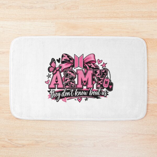 Item preview, K-Pop Fan Pink Camo ARMY Butterfly Design designed and sold by MichaelMo52883.