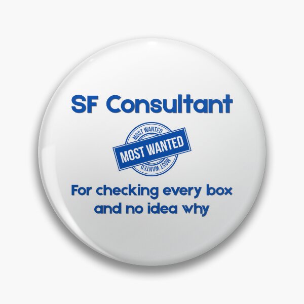 Item preview, SF Consultant Most Wanted - Funny SAP Gift designed and sold by HypercareClub.