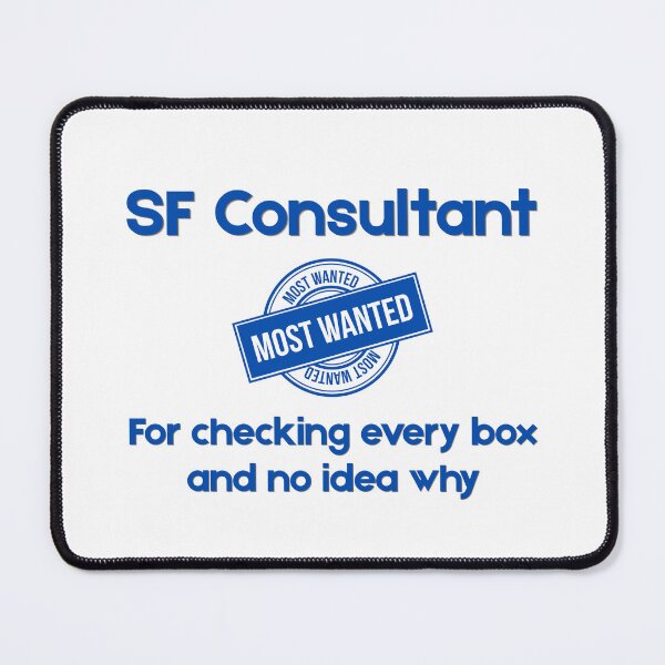 Item preview, SF Consultant Most Wanted - Funny SAP Gift designed and sold by HypercareClub.