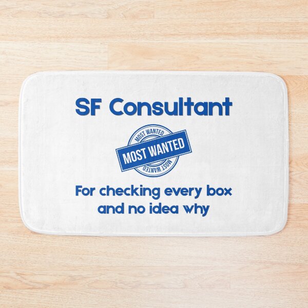 Item preview, SF Consultant Most Wanted - Funny SAP Gift designed and sold by HypercareClub.