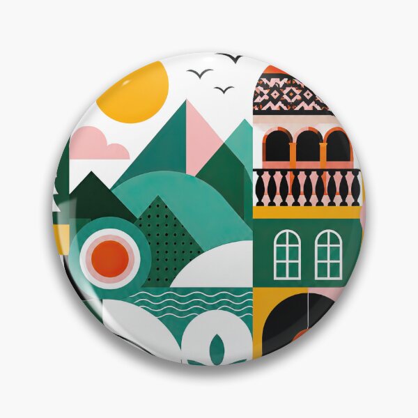 Item preview, Colorful geometric illustration of Armenia featuring stylized la designed and sold by ckybe.