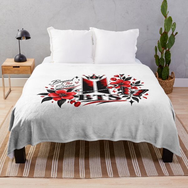 Item preview, Kpop Fan Floral Butterfly Crown Graphic designed and sold by MichaelMo52883.